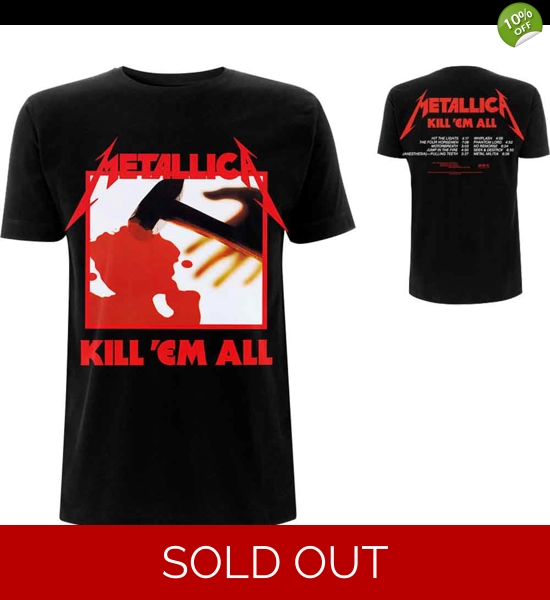 Metallica - Kill'em All Tracks T-Shirt